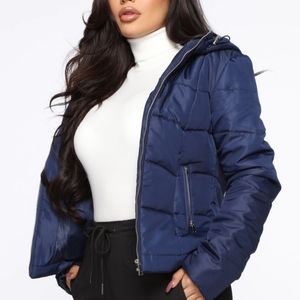 Rain check puffer jacket